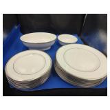 16 pcs Lenox Pearl Platinum China