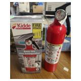 2 Unused Kidde Fire Extinguishers