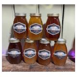 7 Jars of Sevierly Buzzed Honey