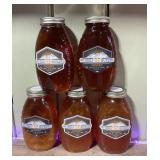 5 Jars of  Sevierly Buzzed Raw Honey