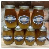 7 Jars of Sevierly Buzzed Raw Honey