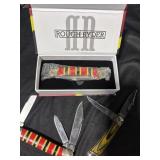 3 Rough Ryder traditional pocket knives