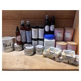 Collection of artisan bath, body, and home