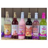 various flavors of  Skinny Syrups