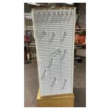 4 sided revolving retail display rack