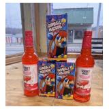 2 Jordan's Skinny Mixes Bubble Gum Syrup 750ml & +