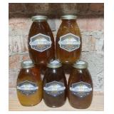 5 Jars of  Sevierly Buzzed Raw Honey
