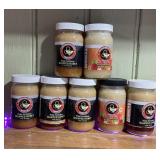 7 Various jars of whipped honey +++