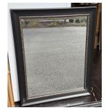 Beveled wall mirror