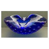 MCM Murano Bullicante Art Glass Bowl/Ashtray