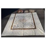 Vintage Handmade Quilt & 3 Pillow Cases