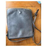 Eileen Fisher Black Leather Cross Body Bag