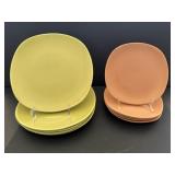 10pc. Vintage W. S. George Porcelain Plates