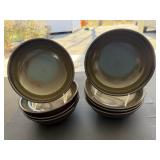 8 Vintage Franciscan Madeira Earthenware Bowls