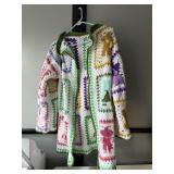 Handmade crochet granny square cardigan