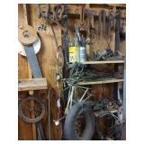 Contents of Back Wall Behind the Stove