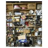 Contents of Back Garage Wall (Right Side)