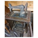 Antique Free No. 5 Sewing Machine Cabinet