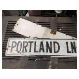 2 Vtg Oak Ridge Portland Ln Signs
