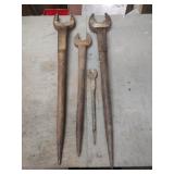 4 Old Spud Wrenches