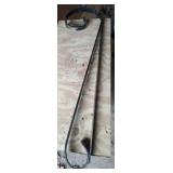 Metal 42' Ornate Iron Scroll Bracket