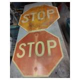 2 Stop Signs