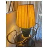 Table Lamp with Floral Base