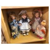 Four Collectible Dolls