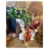 Resin Figurines and Vase Lot