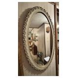 Ornate Oval Wall Mirror