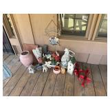 Decorative Garden and Home Decor Items Lot