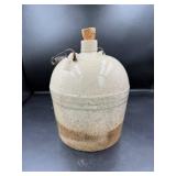Ceramic Stoneware Jug With Handle & Cork