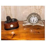 Two Clocks With Decorative Features