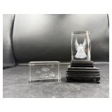 Crystal Figurines with Stand