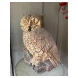 Large Vintage Atlantic Mold Ceramic Owl