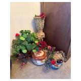 Decorative Items With Faux Plants