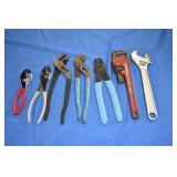 Pliers & Wrench Lot
