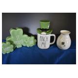 Rae Dunn St. Patrick's Day Decor