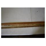 Lot of 3 Advertising Yard Sticks