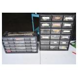 Pair of Plastic Parts Organizers