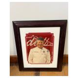 Framed Signed Racing Photograph 14''x16''