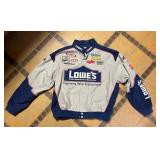 Vtg Signed Jimmie Johnson #48 NASCAR Racing Jacket