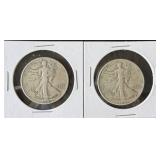 1941 Walking Liberty Silver Half Dollars