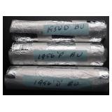 3pc 1956 D & P BU Cent Rolls