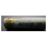 Roll of 1957-D Jefferson Nickels