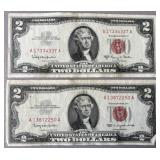 $2 US Red Seal Notes