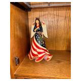 Jim Shore Angel Figurine with Patriotic Design
