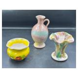 Three Handcrafted Ceramic Pieces