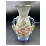 Decorative Ceramic Vase with Floral Design