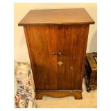 Vtg. Wooden Cabinet with Double Doors
